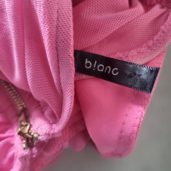 Blanc Hot Pink Dress Size L NWT - Picture 7 of 7